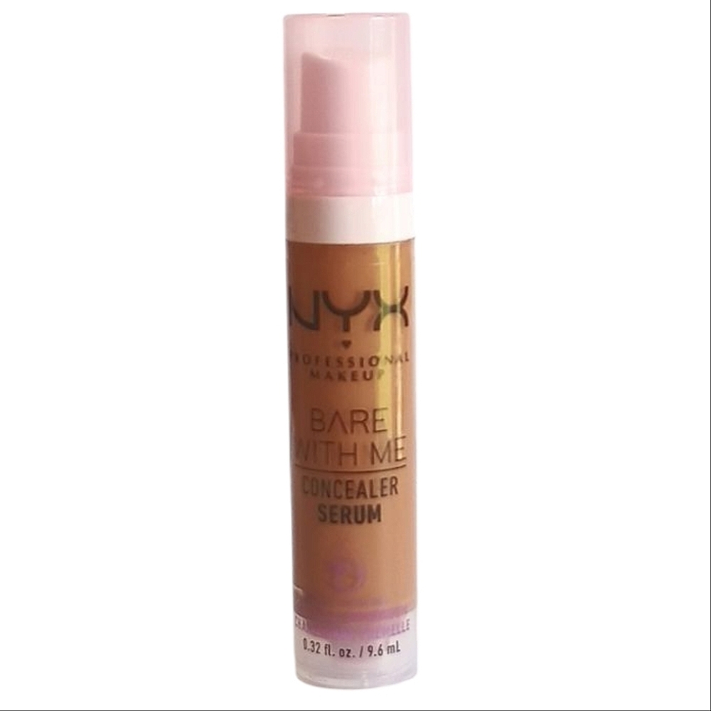 4 x NYX Professional Makeup Bare With Me Serum Concealer, Deep Golden